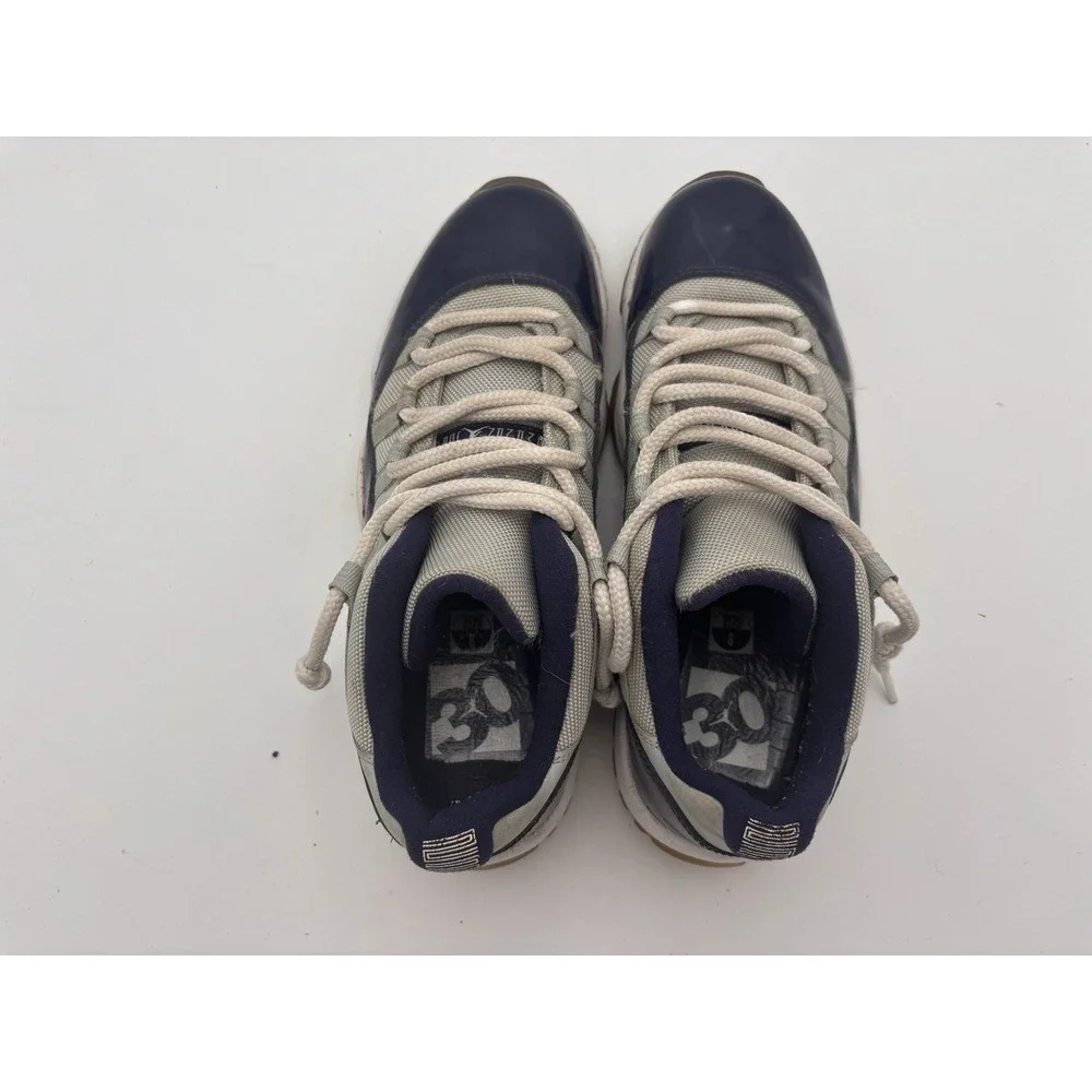 Nike Air Jordan 11 Retro Low Georgetown Mens US‎ 8 Gray Blue Shoes Sneakers